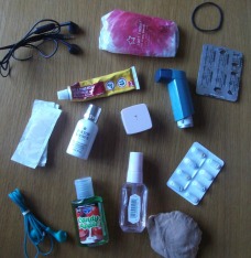 whats in my bag - useful bits